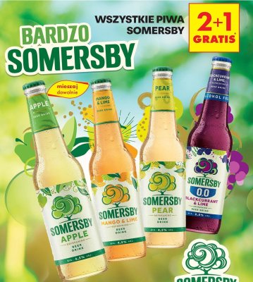 Piwo Somersby Apple promocja w Biedronka