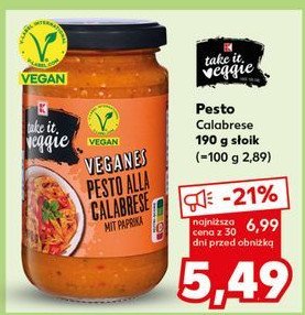 Pesto calabrese K-take it veggie promocja