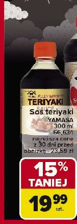 Sos teriyaki Yamasa promocja w Carrefour