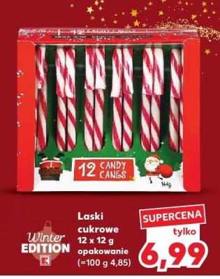 Laski cukrowe Winter Edition 12x12g promocja w Kaufland