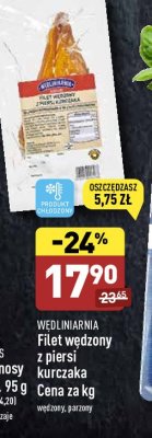 Filet wędzony z piersi kurczaka Wędliniarnia classic promocja