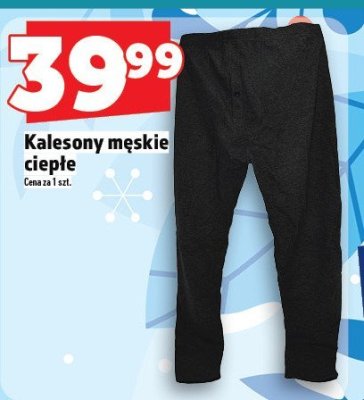 Kalesony męskie ciepłe promocja w TOPAZ
