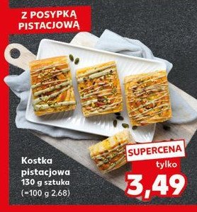 Kostka pistacjowa promocja