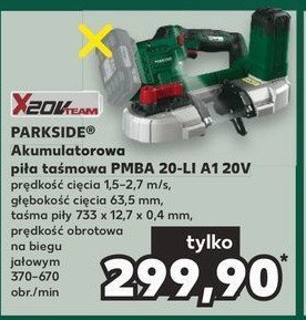 Piła taśmowa 20v Parkside promocja