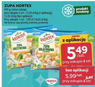Zupa Hortex promocja w Stokrotka