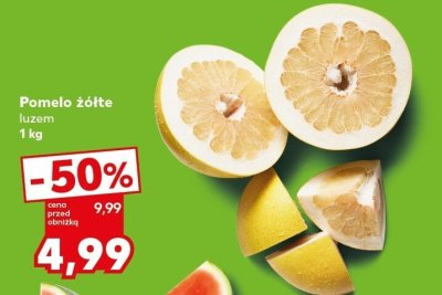 Pomelo żółte luzem promocja w Kaufland