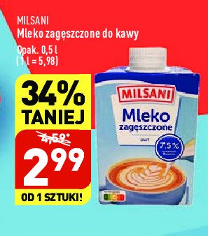 Mleko zagęszczone Milsani promocja