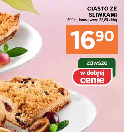 Ciasto ze 艣liwkami Janczewscy promocja
