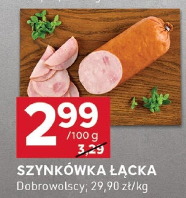 Szynkówka łącka promocja w Stokrotka