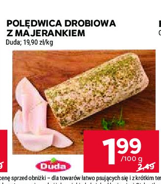 Polędwica drobiowa z majerankiem Silesia duda promocja w Stokrotka