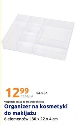 Organizer na kosmetyki do makijażu 6 elementów  promocja w Action