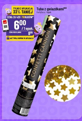 Tuba z gwiazdkami Party Deco promocja w POLOmarket