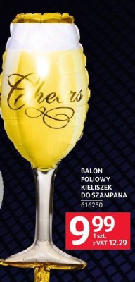 Balon foliowy kieliszek do szampana promocja w Selgros