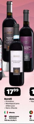 Wino Borelli Nero d'Avola promocja w Netto