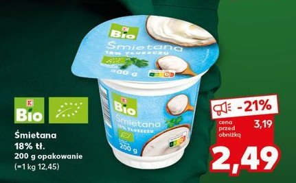 Śmietana 18 % K-classic bio promocja