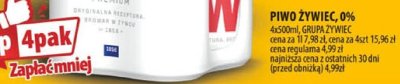 Piwo Żywiec 0% promocja w Arhelan