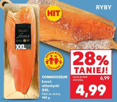 Filet łosoś atlantycki XXL ze skórą promocja w Kaufland