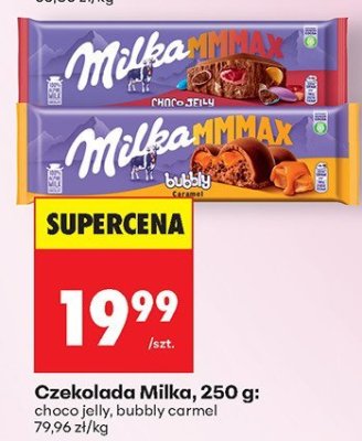 Czekolada MMMAX bubbly carmel promocja w Biedronka