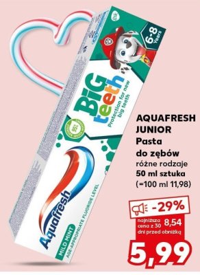 Pasta do zębów Junior promocja w Kaufland