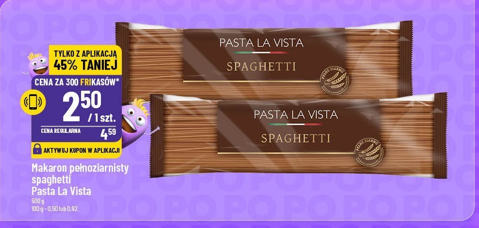 Makaron spaghetii Pasta la vista promocja