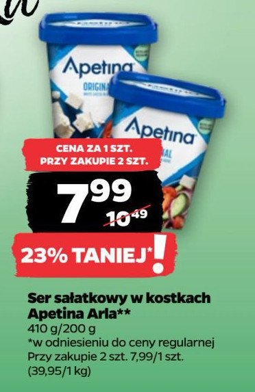 Ser original Arla apetina promocja w Netto