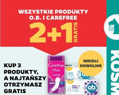 Wszystkie produkty O.B. i Carefree promocja w Netto