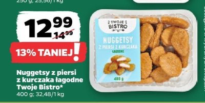 Nuggetsy z piersi z kurczaka łagodne  promocja w Netto