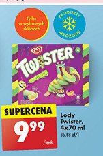 Lód monstaahh Algida twister promocja