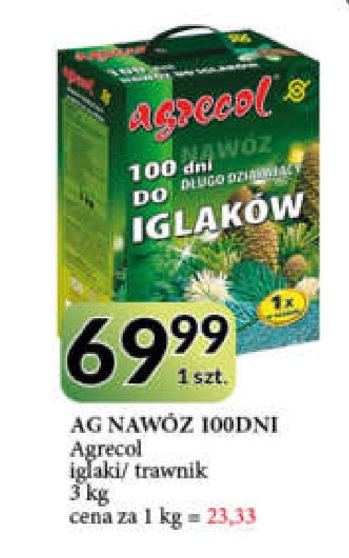 Naw贸z 100 dni do iglak贸w Agrecol promocja