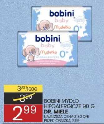 Mydło hipoalergiczne Bobini Musidełko 90g Dr. Miele promocja w Wafelek
