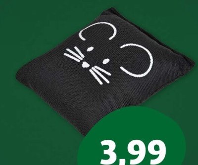 Poduszka z kocimiętrą FIT+FUN czarna promocja w MAXI ZOO