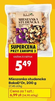 Mieszanka studencka BalkaDOr, 200 g promocja w Biedronka