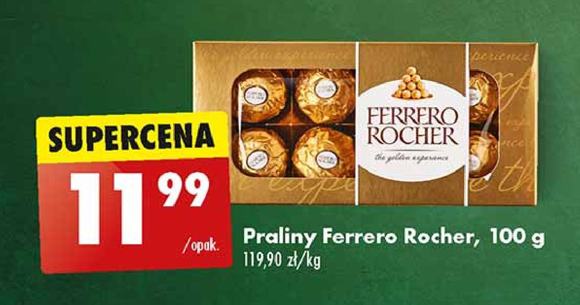 Bombonierka tuba Ferrero rocher promocja