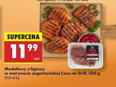 Medaliony z ligawy wieprzowej w marynacie argenty艅skiej Czas na grill promocja