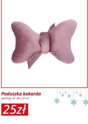 Poduszka kokarda promocja w KiK