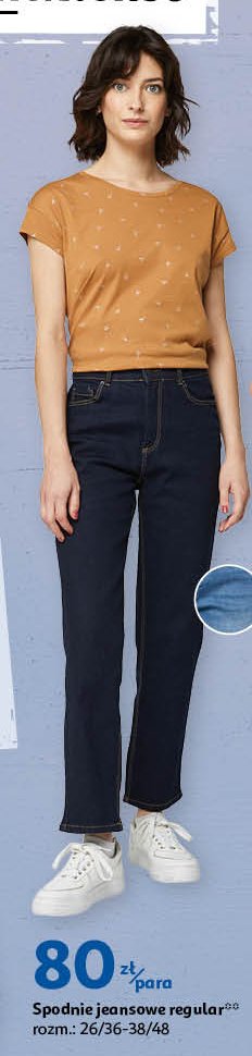 Spodnie jeansowe damskie 26/36-38/48 Auchan inextenso promocja