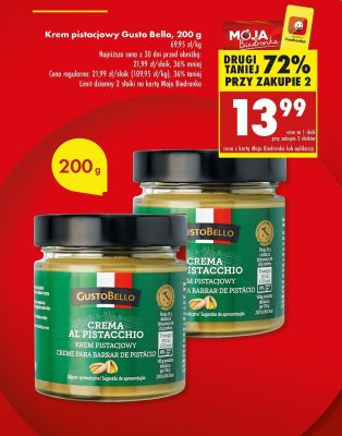 Krem pistacjowy Gustobello promocja