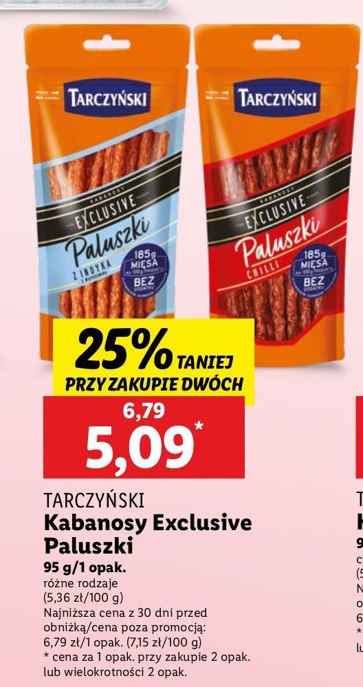 Kabanosy chilli Tarczyński kabanos exclusive promocja