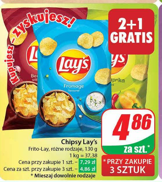 Chipsy gulasz wołowy z grzybami Lay's Frito lay lay's promocja