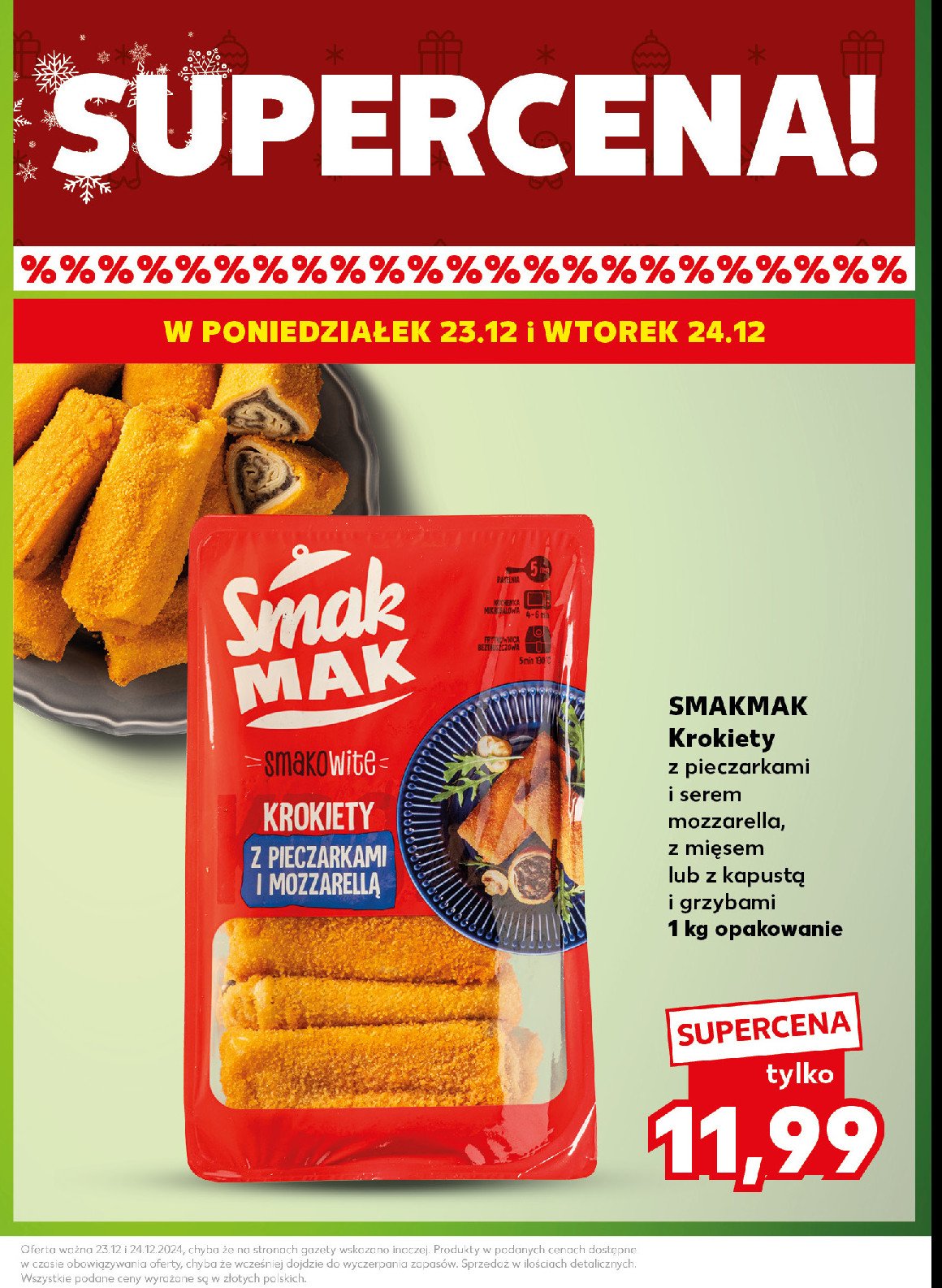 Krokiety z kapusta i grzybami Smak mak promocja