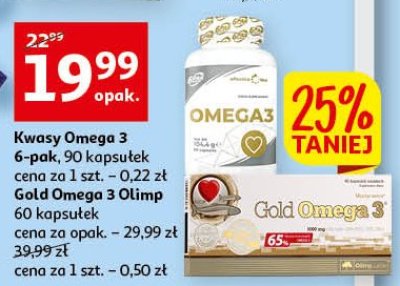 Kapsułki wspomagające układ nerwowy Olimp labs gold omega 3 promocja