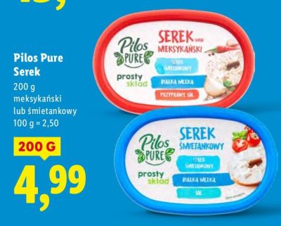 Serek meksykański lub śmietankowy promocja w Lidl