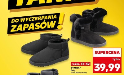 Buty różne kolory i wzory promocja w Kaufland
