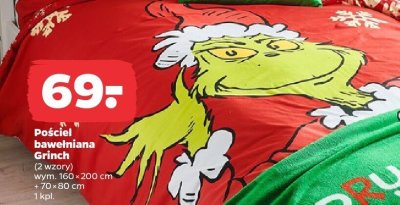 Pościel bawełniana 160x200 cm + 70x80 cm promocja w Netto