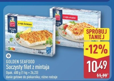 Soczysty filet z mintaja Golden Seafood promocja w Aldi