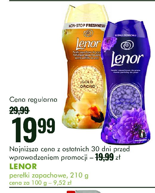 Perełki zapachowe amethyst & floral bouquet Lenor promocja