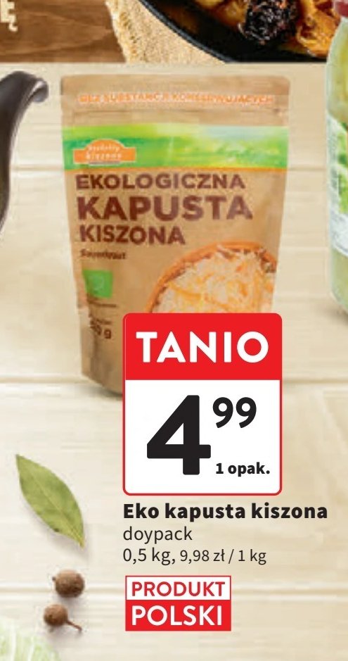 Kapusta kiszona promocja w Intermarche