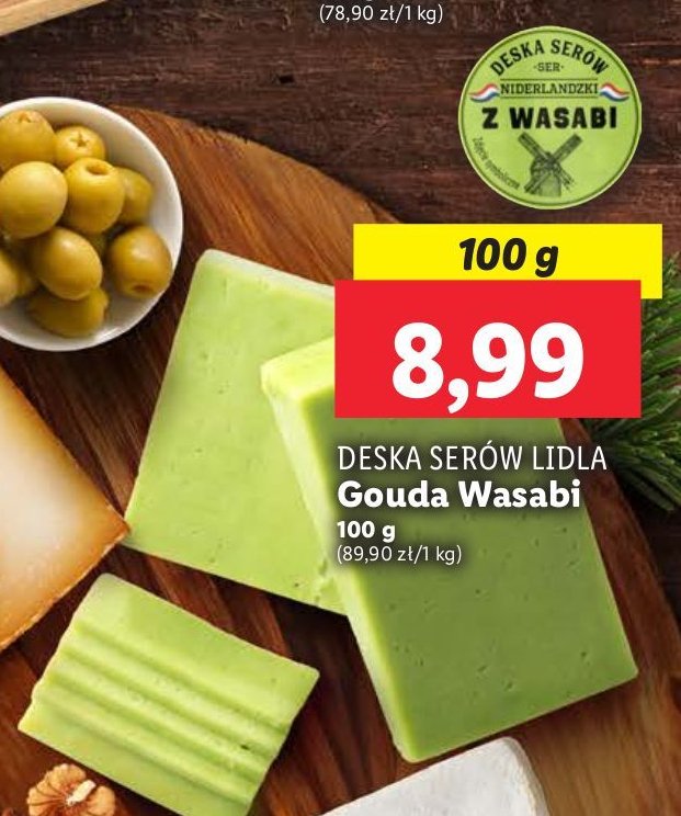 Gouda wasabi Deska serów lidla promocja