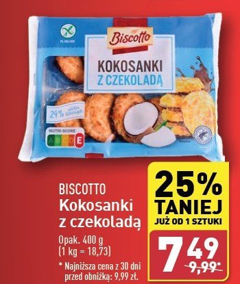 Kokosanki z czekoladą Biscotto promocja