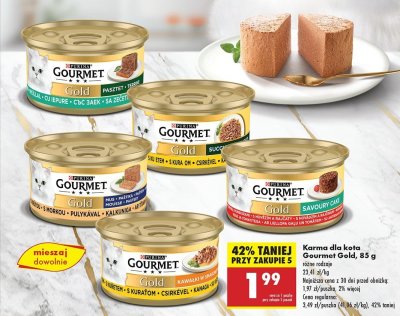 Karma dla kota mus z kurczaka Purina gourmet promocja
